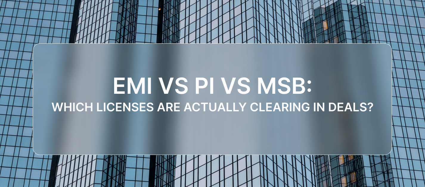 EMI vs PI vs MSB: Which Licenses Actually Clear Deals?