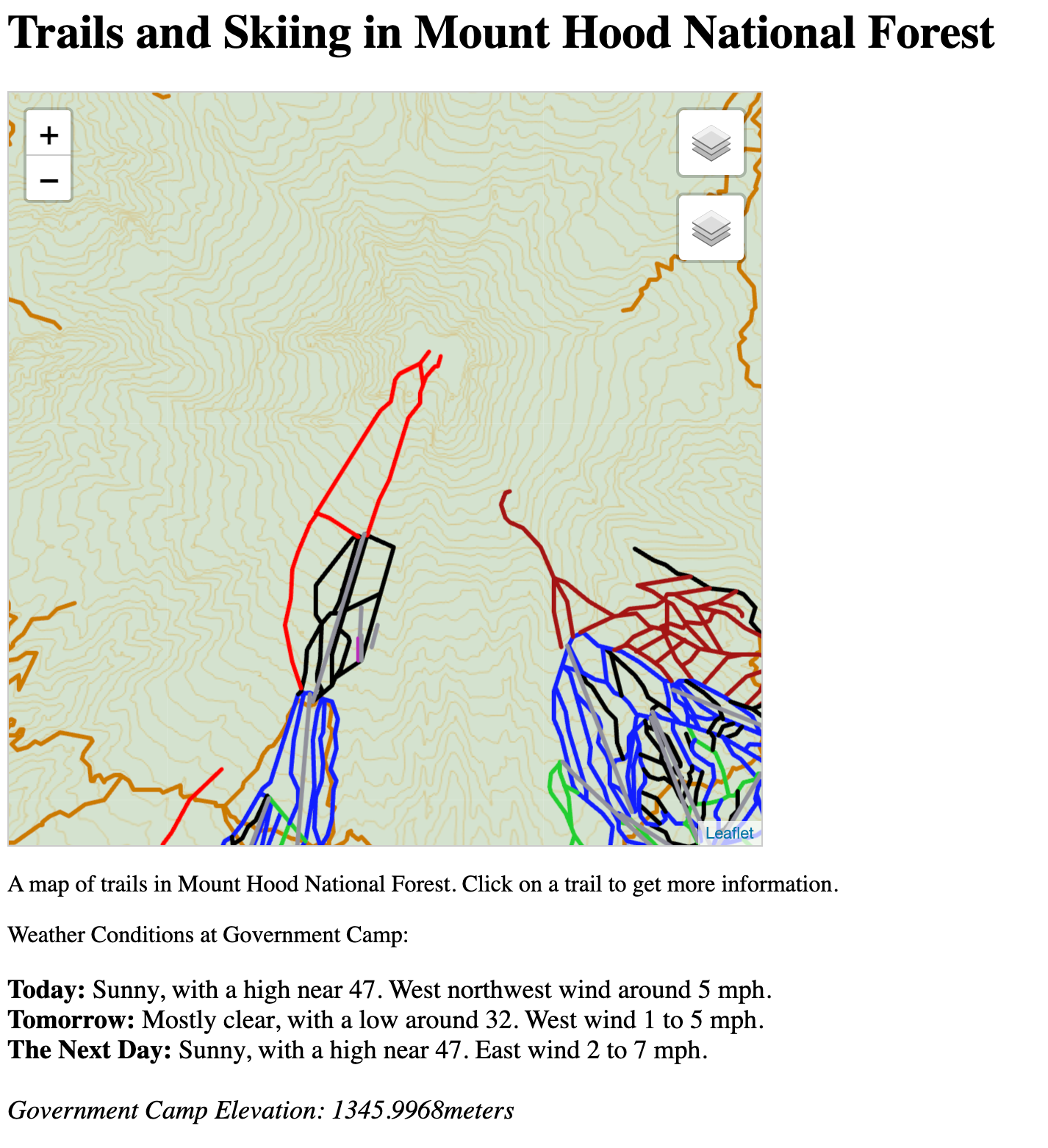 GIS on Medium - Reminiscing about Mt Hood through FOSS programming