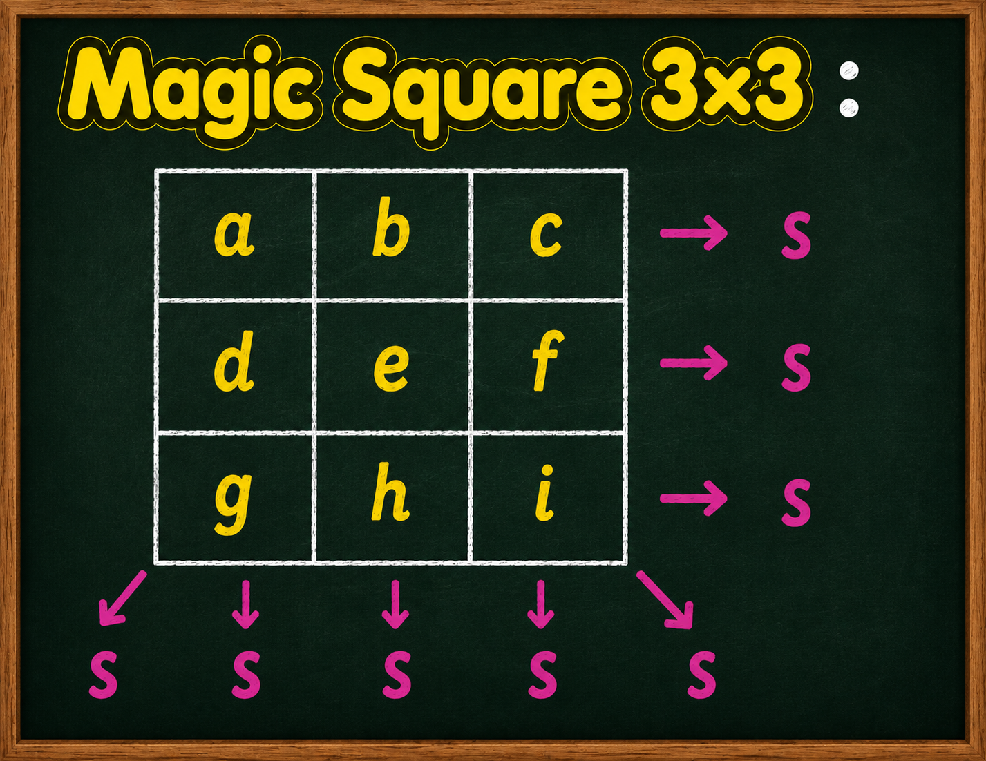 Why the 3×3 Magic Square Is Unique