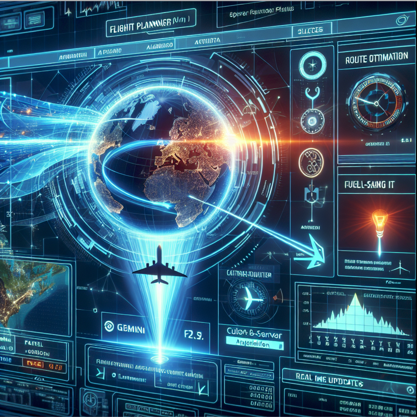 The Gemini 2.5 Flash Flight Planner AI: A Client-Server Solution for O