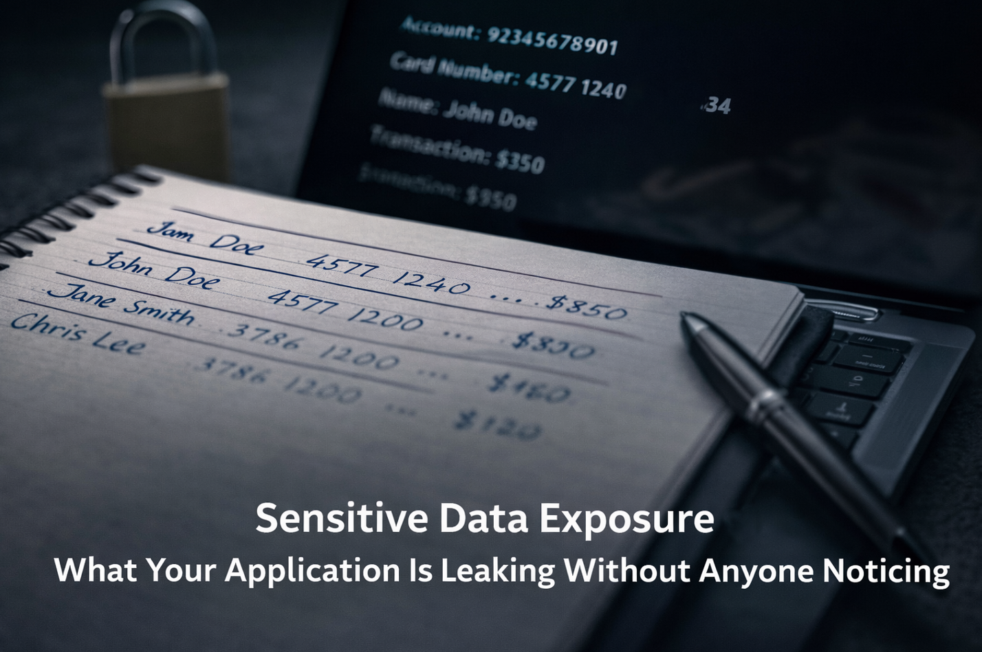 Sensitive Data Exposure - What Your Application Is Leaking Without Anyone Noticing