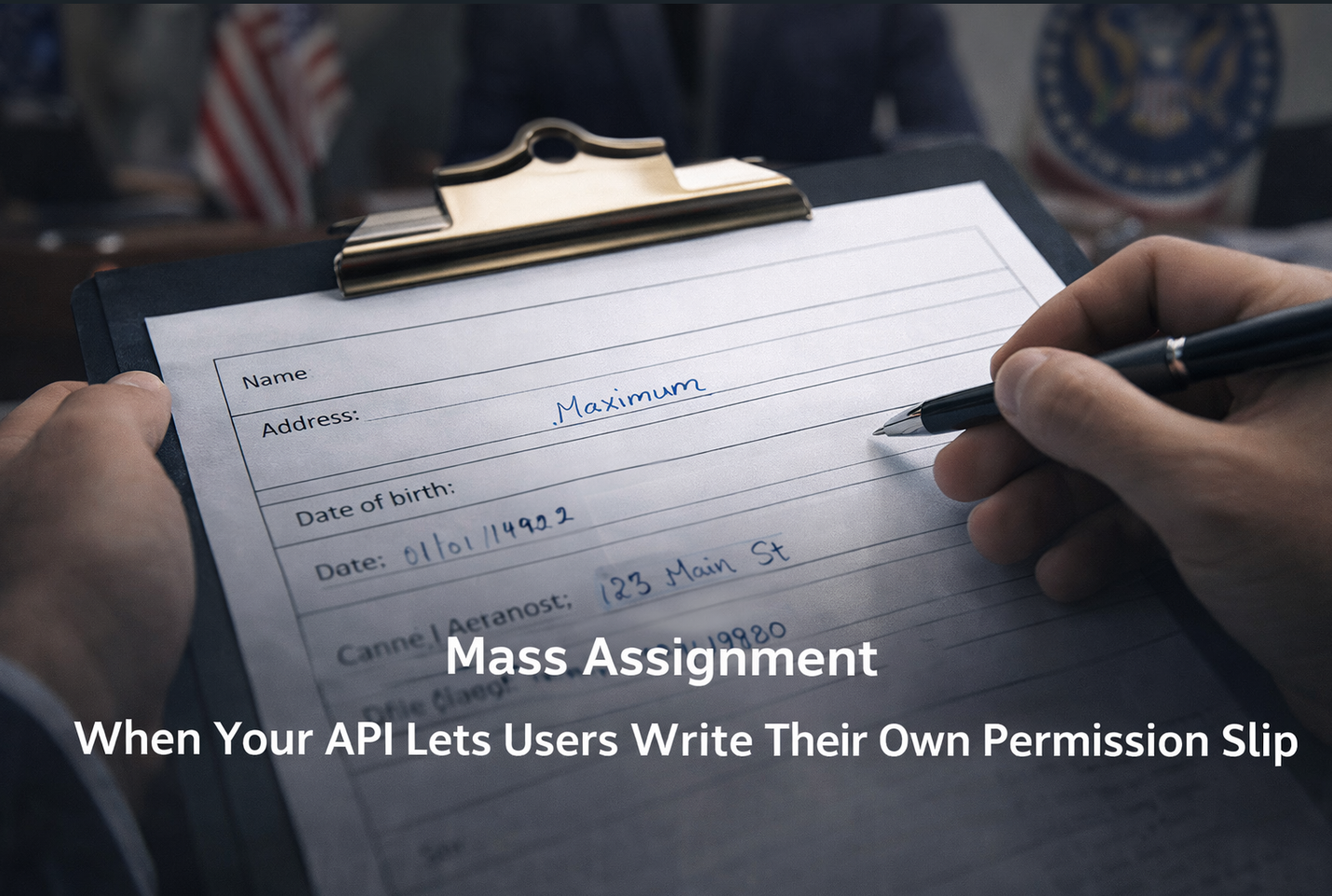 Mass Assignment - When Your API Lets Users Write Their Own Permission Slip