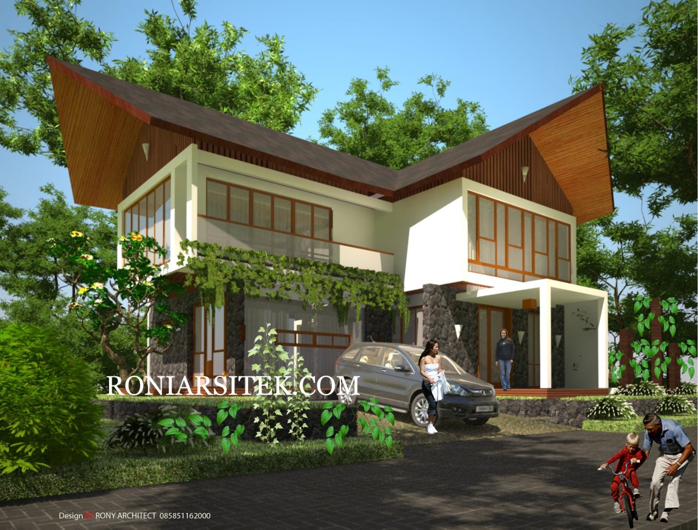 Denah Rumah Botol Karya Ridwan Kamil Lock Down O
