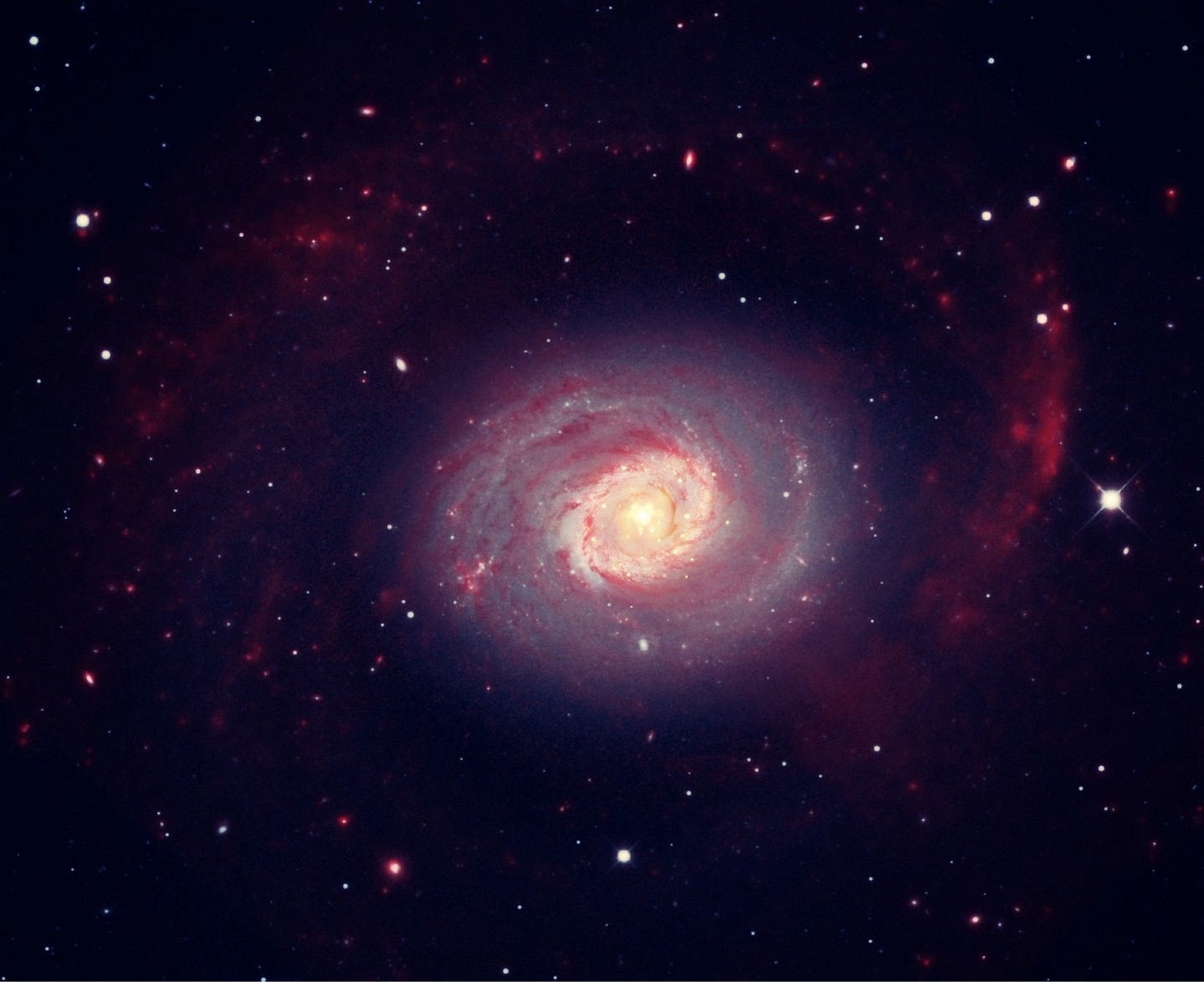 A galaxy with a double ring. ?