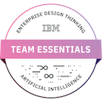 Team Essentials for AI Badge