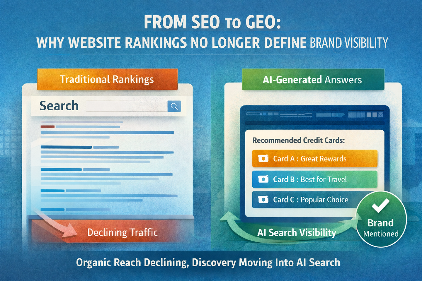 From SEO to AEO / GEO: Why Website Rankings No Longer Define Brand Visibility