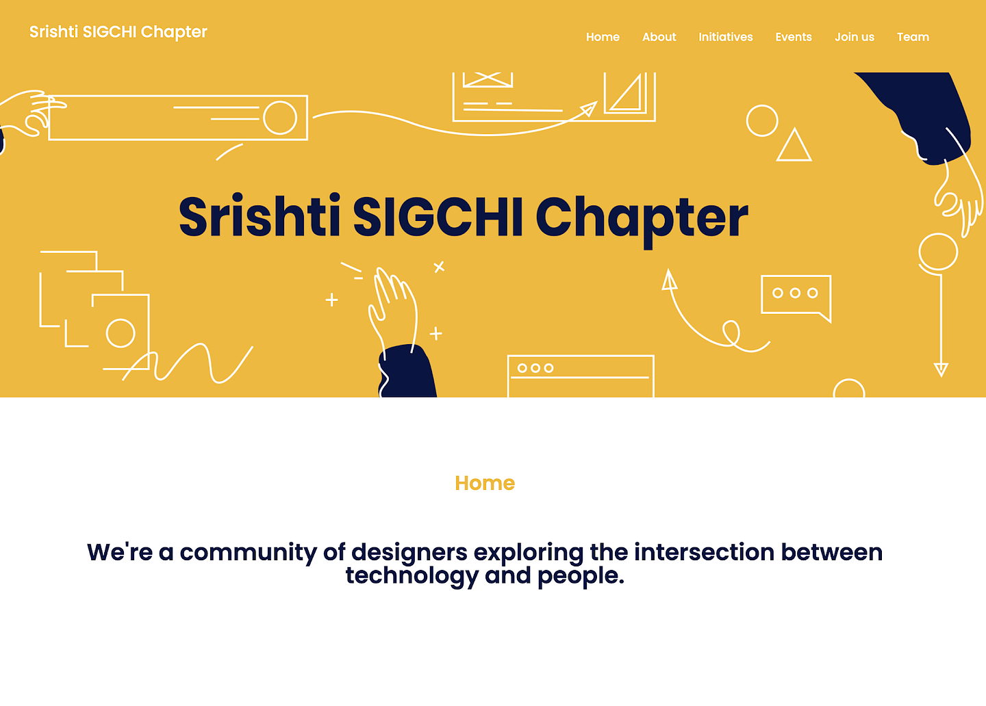 Shristi Institute ACM SIGCHI Student Chapter Website
