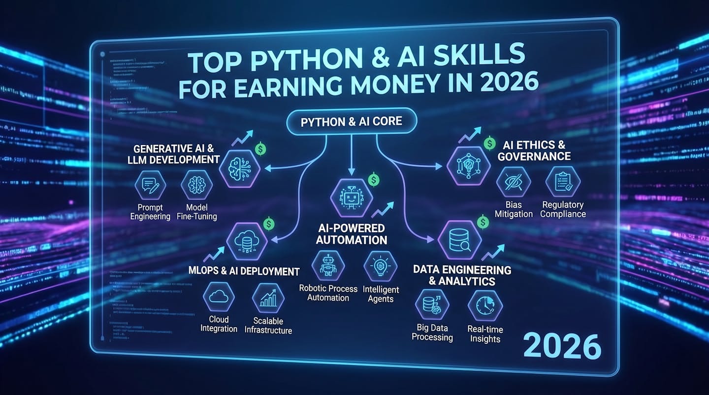 Top Python and AI skills for making money in 2026