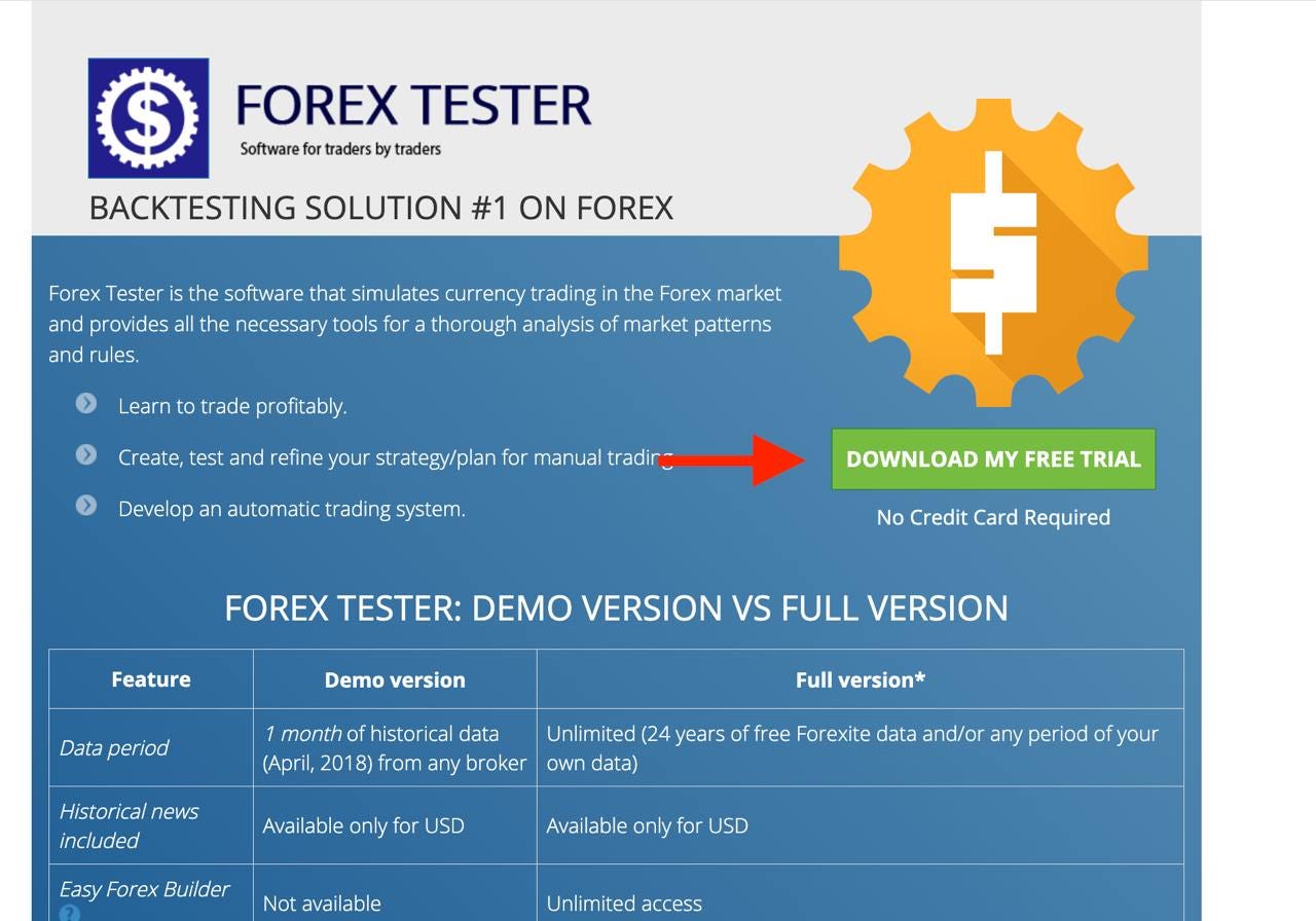 forex tester free download full version