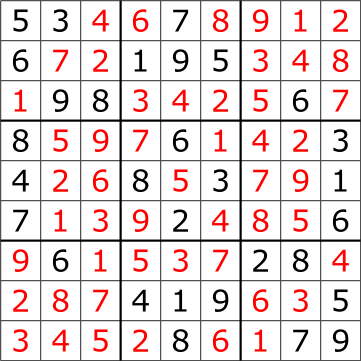 Sudoku Solution — By Tim Stellmach, CC0