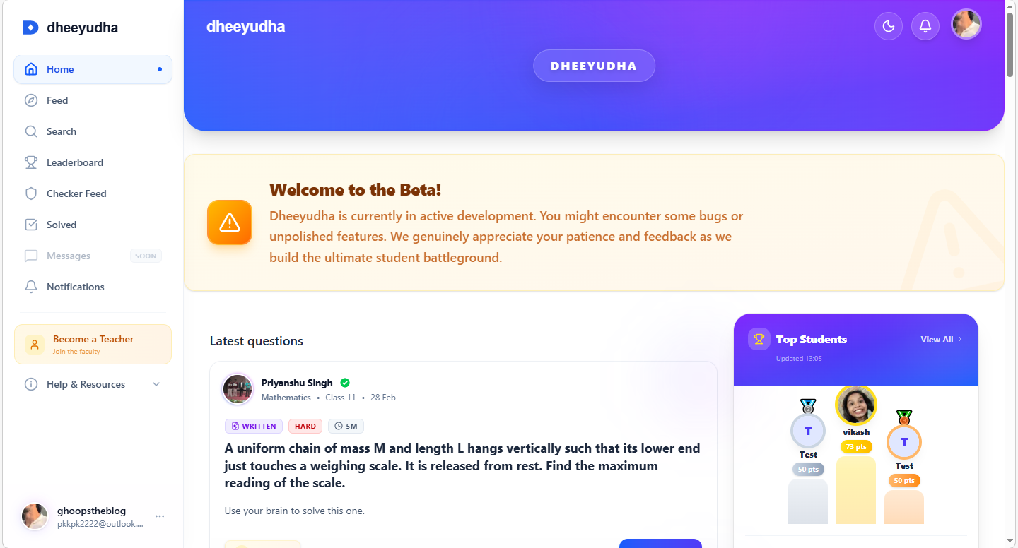 I Built a Real-Time Academic Battle App at 14 — And It Almost Broke Me