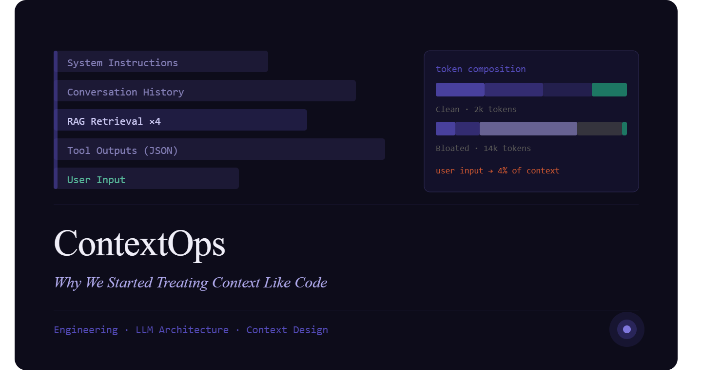 ContextOps: Why We Started Treating Context Like Code