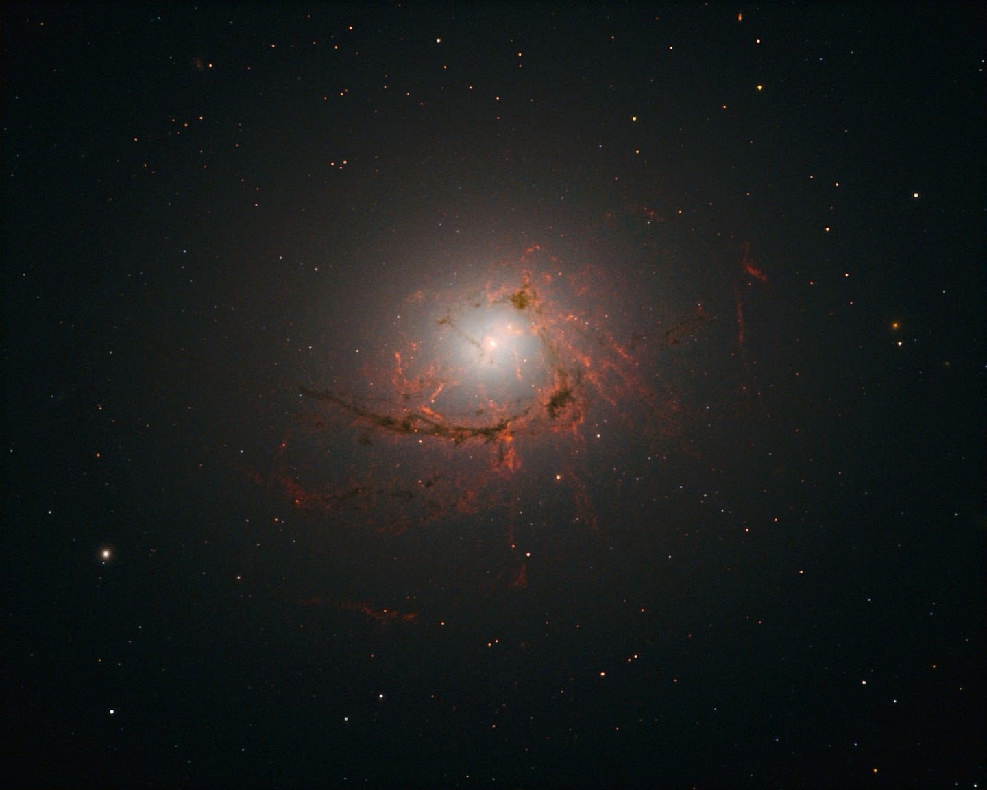 A tangled web NGC 4696
