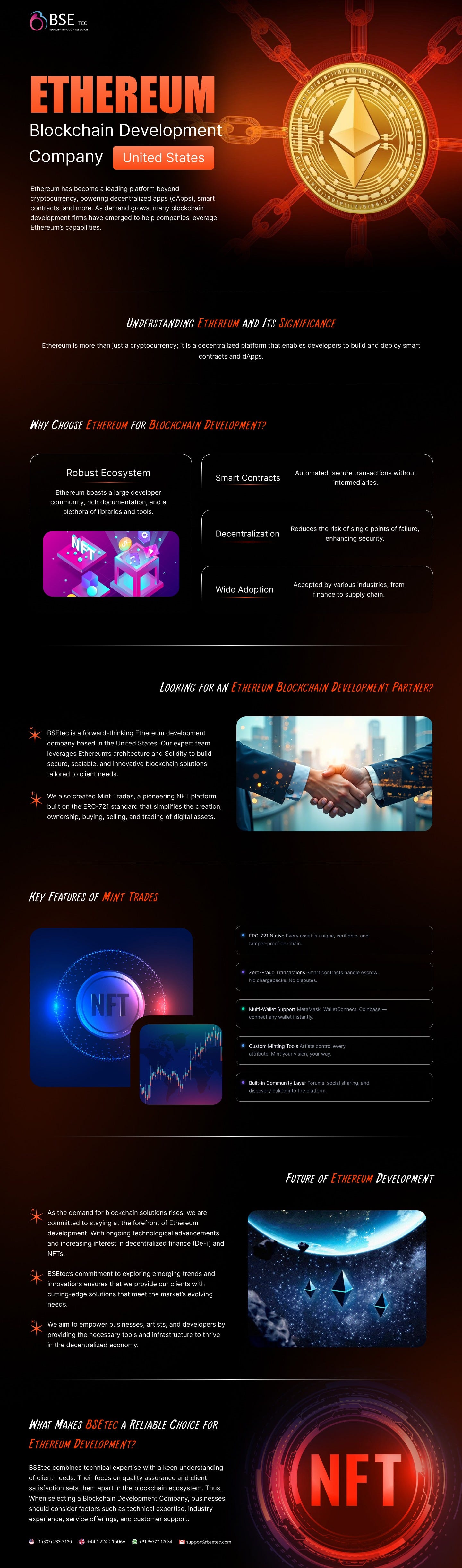 Ethereum Blockchain Development Company — United States