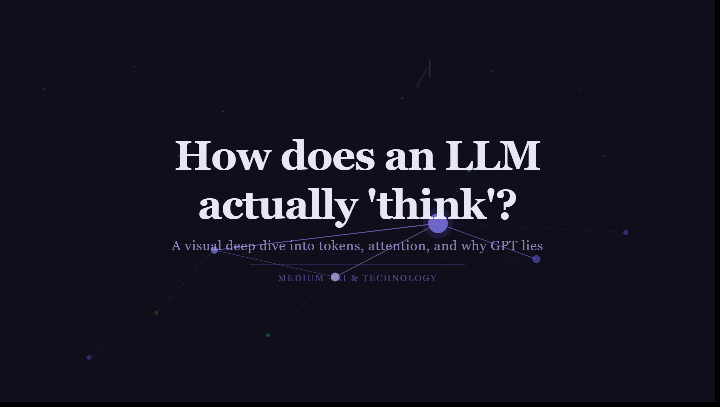 How does an LLM actually ‘think’?