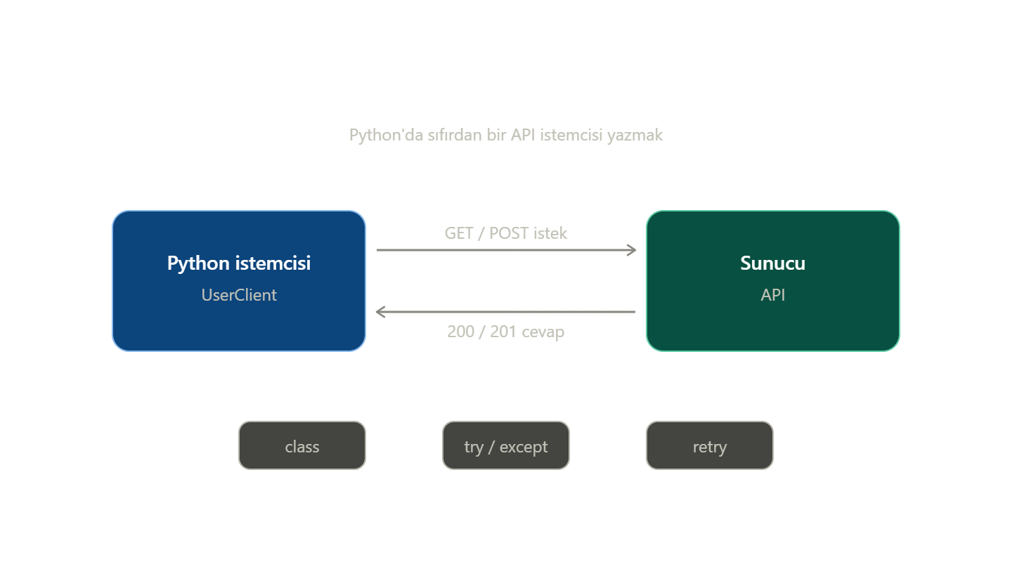 API ile Konuşmak: Python’da Sıfırdan Bir API İstemcisi Yazmak