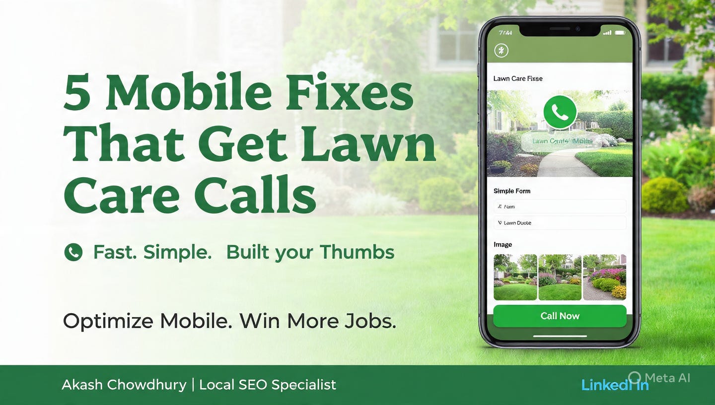 70% of Your Lawn Care Customers Are Booking From Their Phone. Is Your Website Ready?