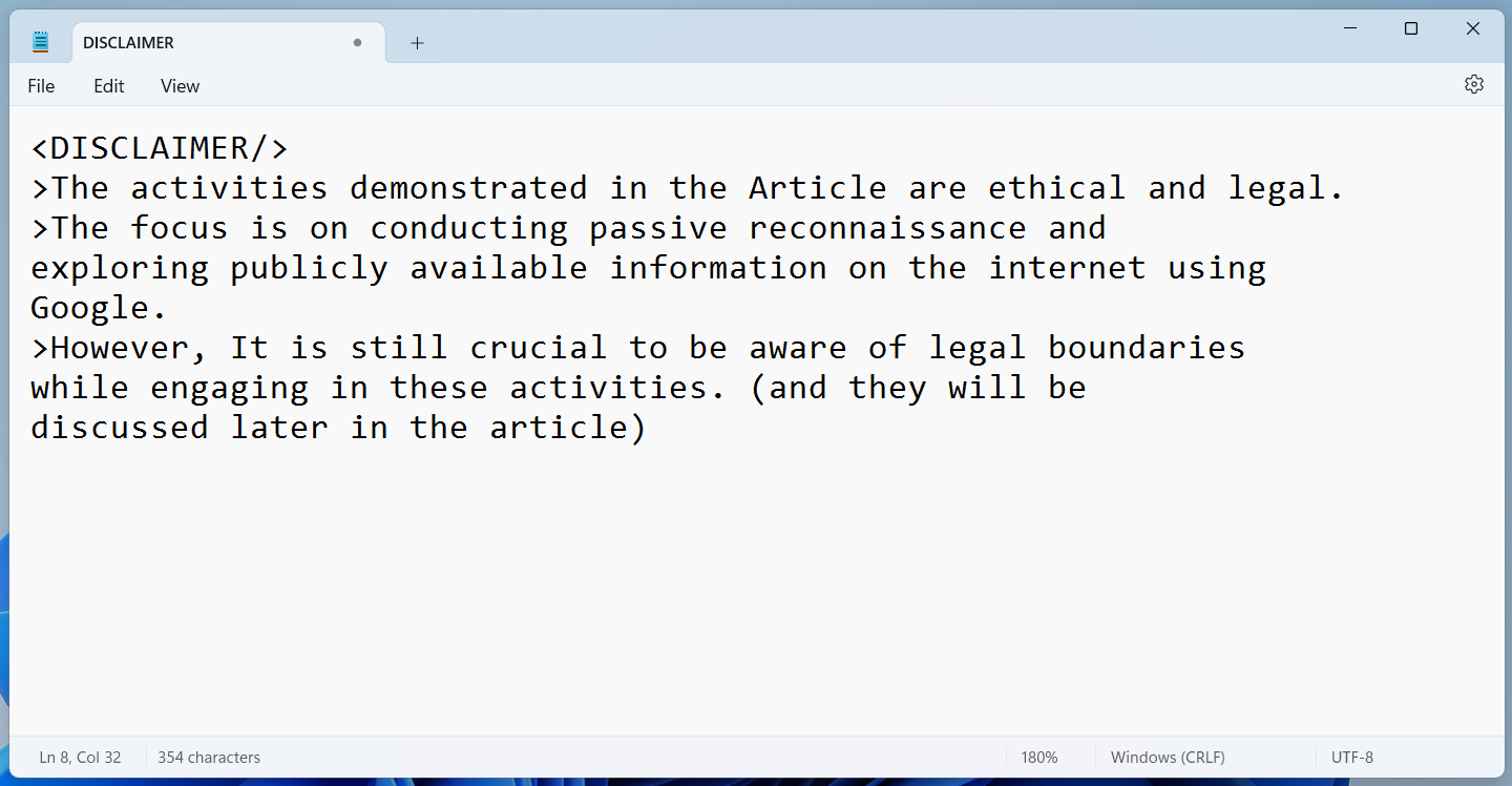 The Art of Google Hacking