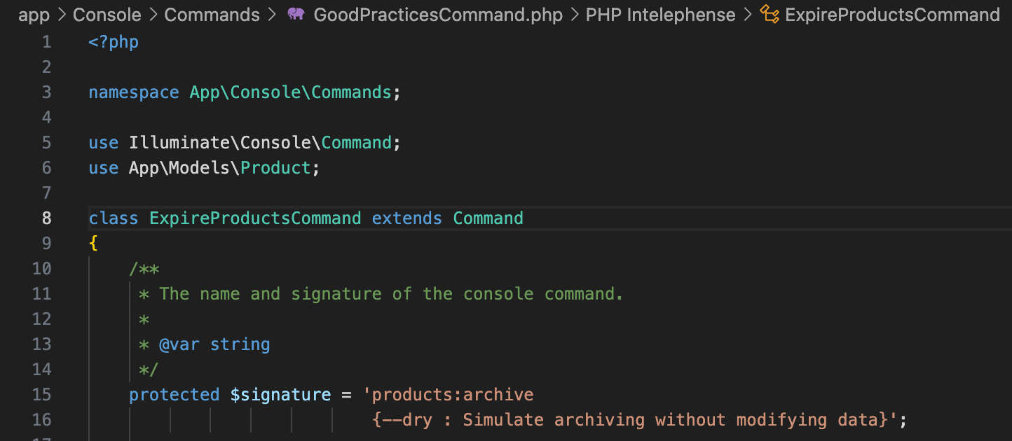 Laravel — Buenas Prácticas en Comandos