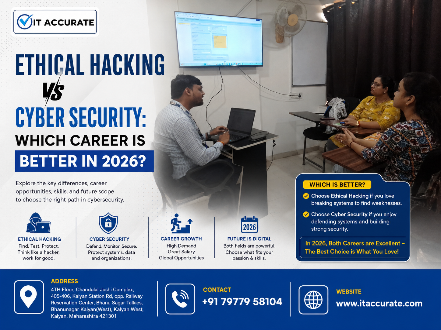 Ethical Hacking vs Cyber Security: Which Career is Better in 2026?