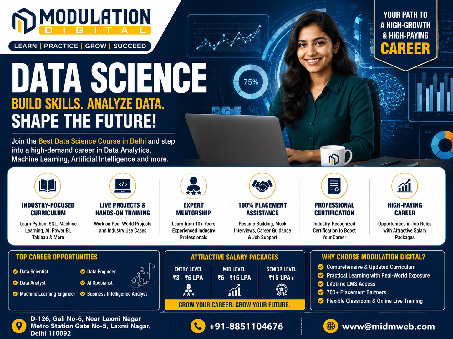 Learn Data Science, AI & Machine Learning in Delhi