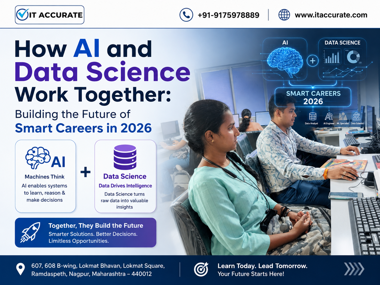 How AI and Data Science Work Together: Building the Future of Smart Careers in 2026