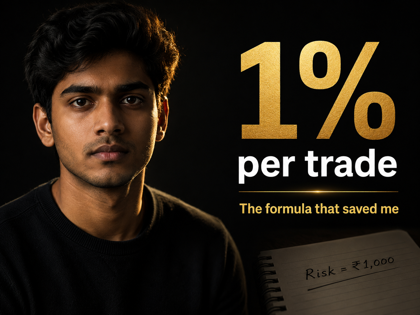 I Used to Risk 10% Per Trade. This 1% Formula Saved My Account.