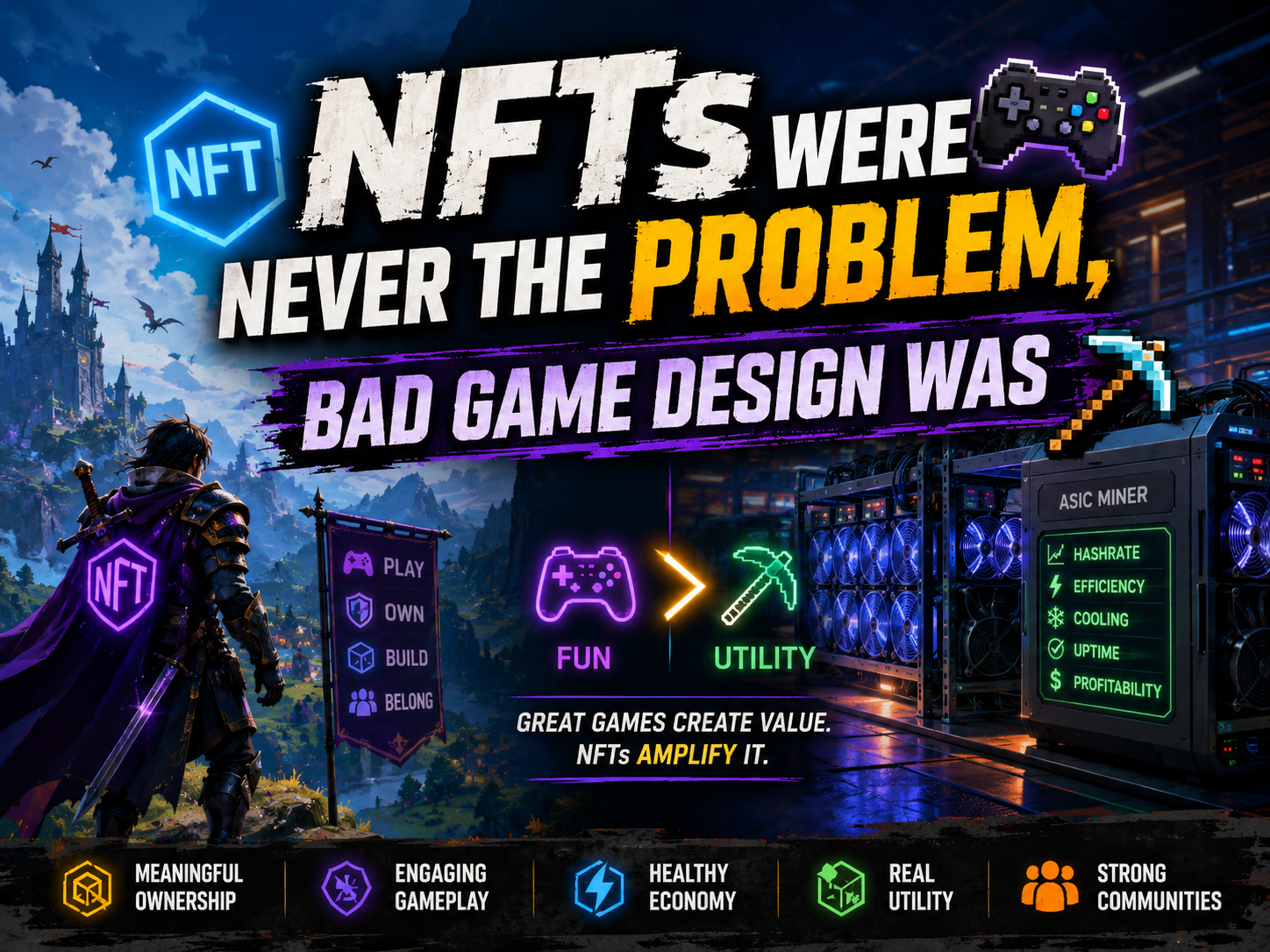 NFTs Were Never the Problem, Bad Game Design Was ⛏️