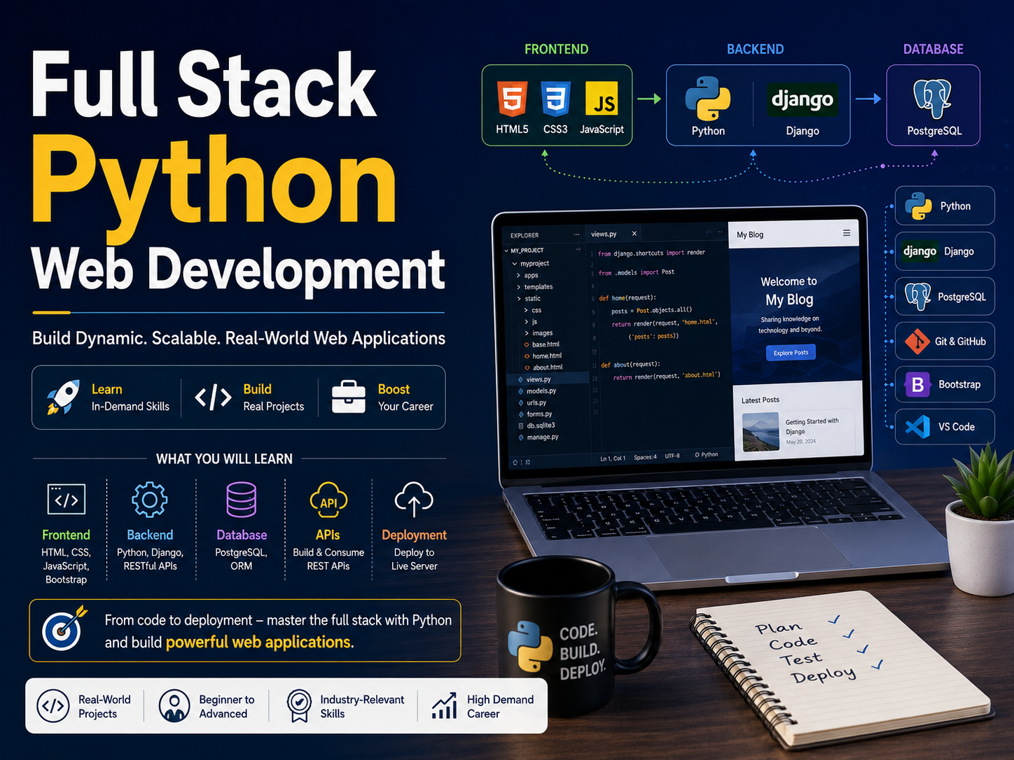 Full-stack Python web development: How to start today
