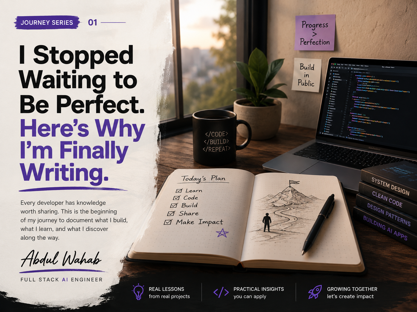 I Stopped Waiting to Be Perfect. Here’s Why I’m Starting to Write.