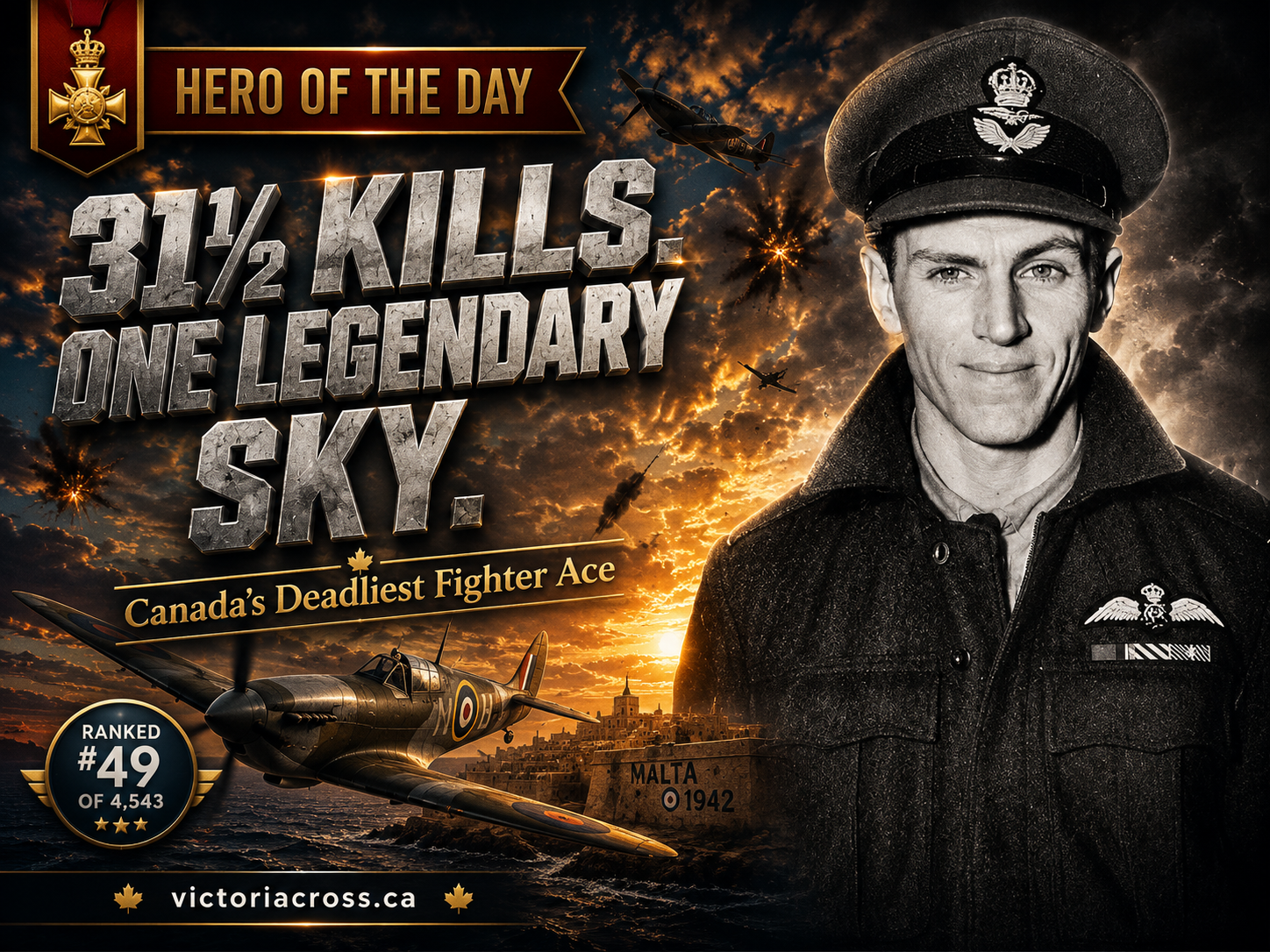 31½ Kills One Legendary Sky: The Story of Canada’s Deadliest Fighter A 31½ Kills One Legendary Sky: The Story of Canada’s Deadliest Fighter A