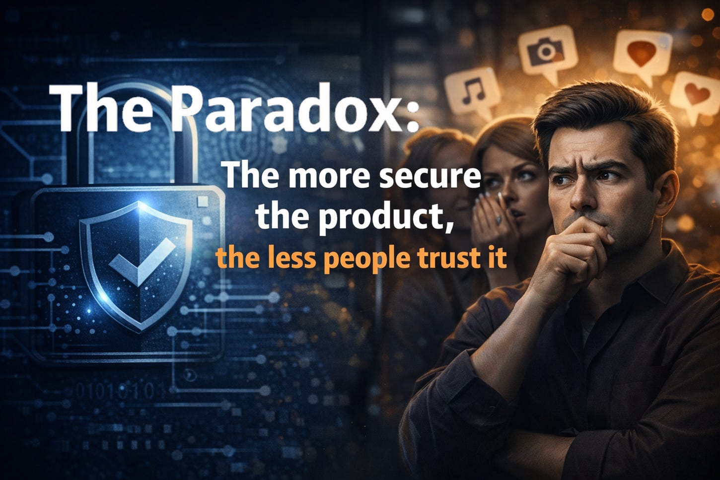 The Paradox: The More Secure the Product, the Less People Trust It