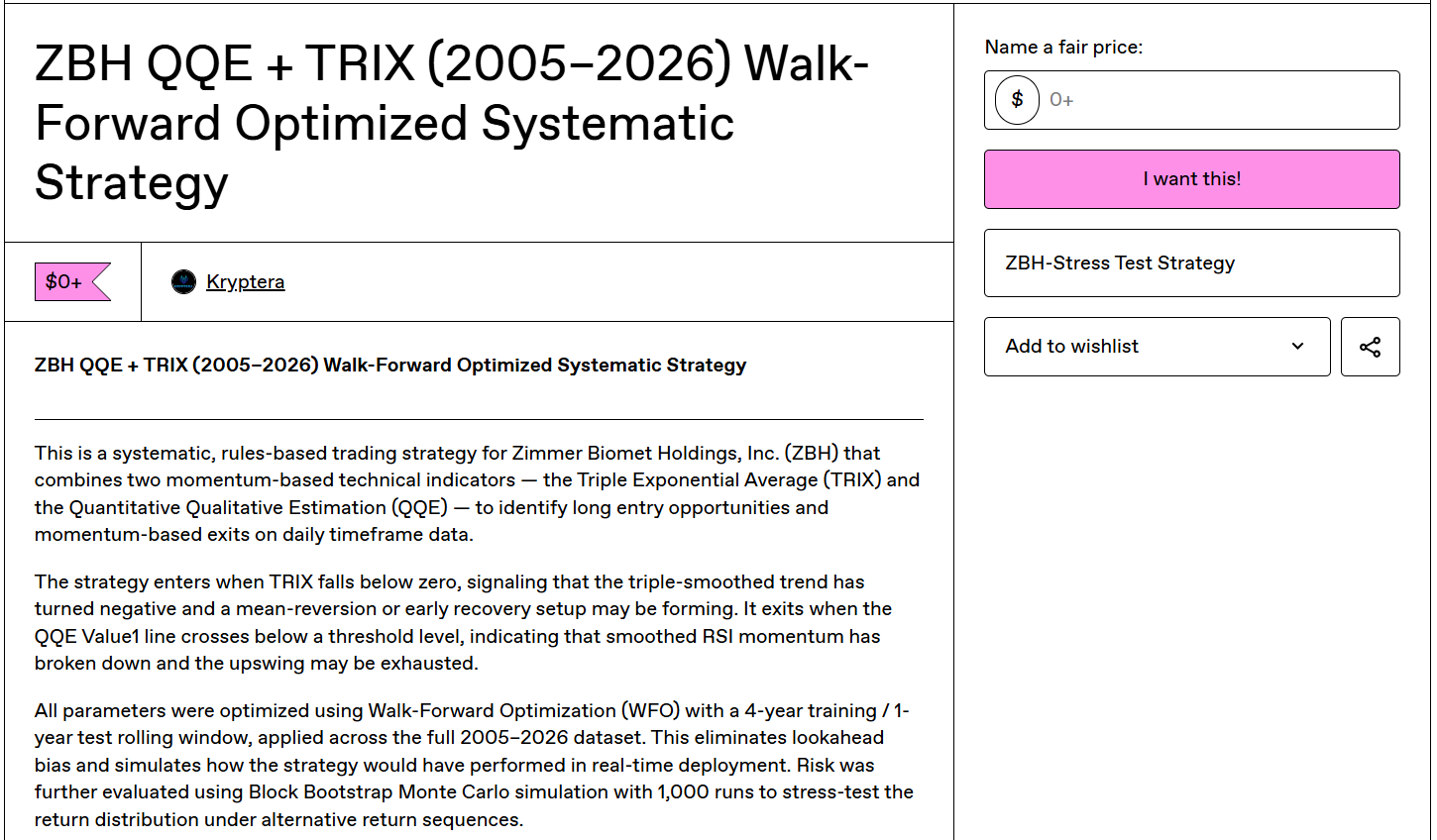 ZBH Just Outperformed Buy-and-Hold by 7x — And This Strategy Shows You Exactly How