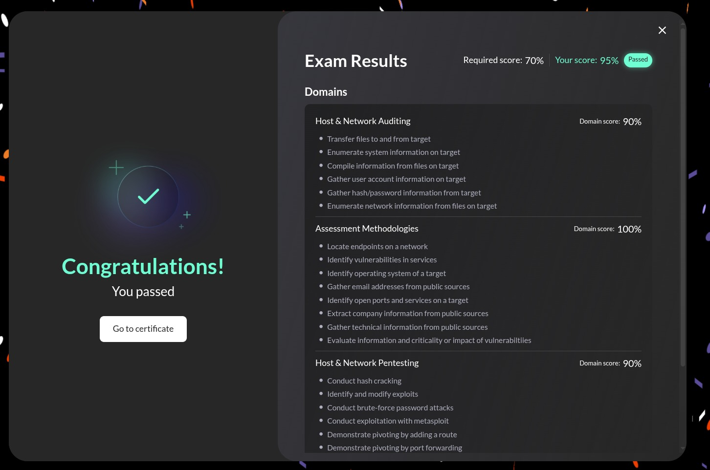 My journey about eJPT : How I passed eJPTv2 exam with 95% on First Attempt
