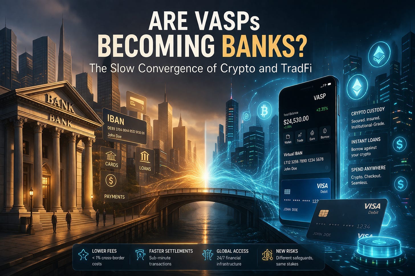 Are VASPs Becoming Banks? The Slow Convergence of Crypto and TradFi
