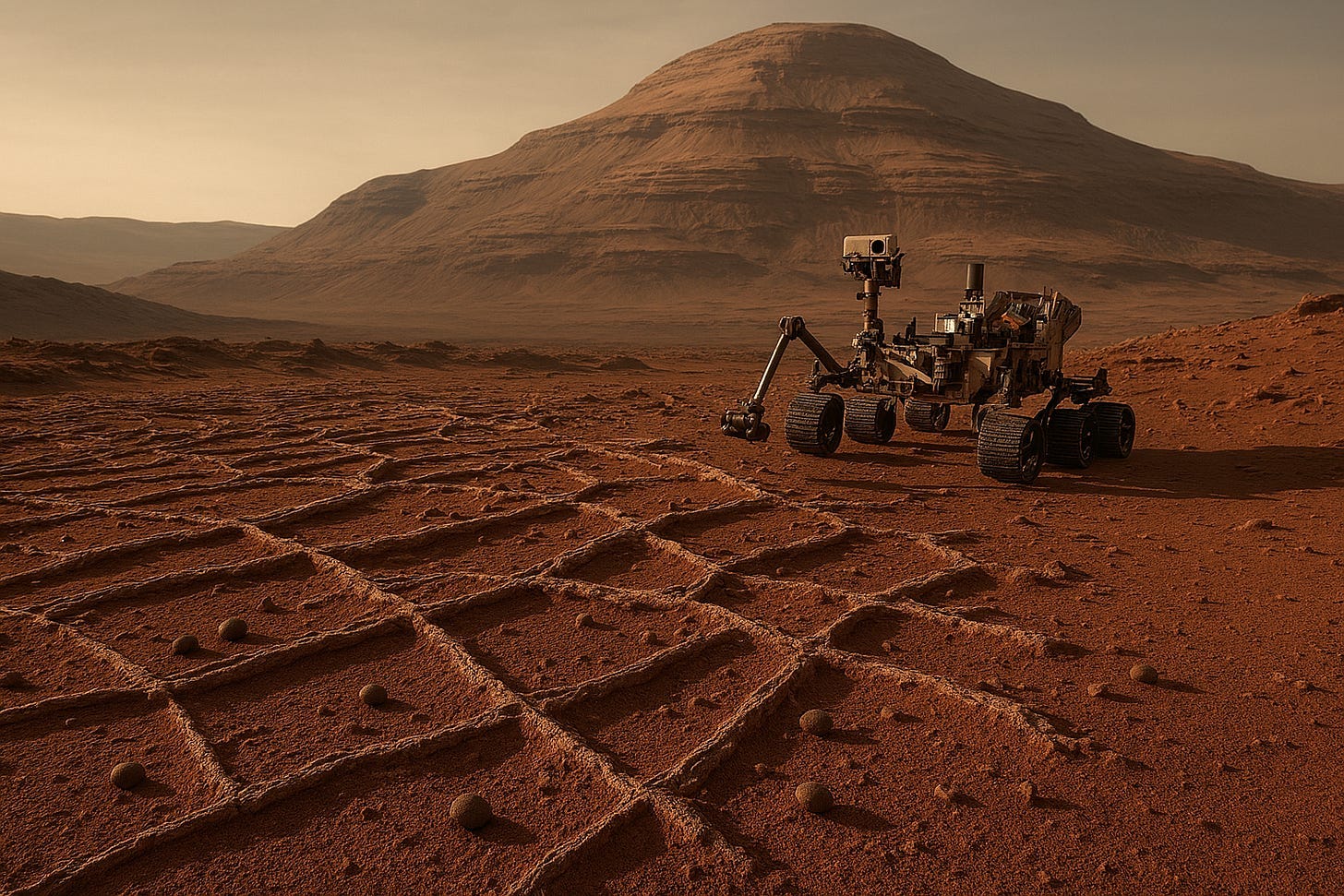 NASA’s Curiosity Rover Discovers Giant “Spiderweb” Boxwork Structures NASA’s Curiosity Rover Discovers Giant “Spiderweb” Boxwork Structures