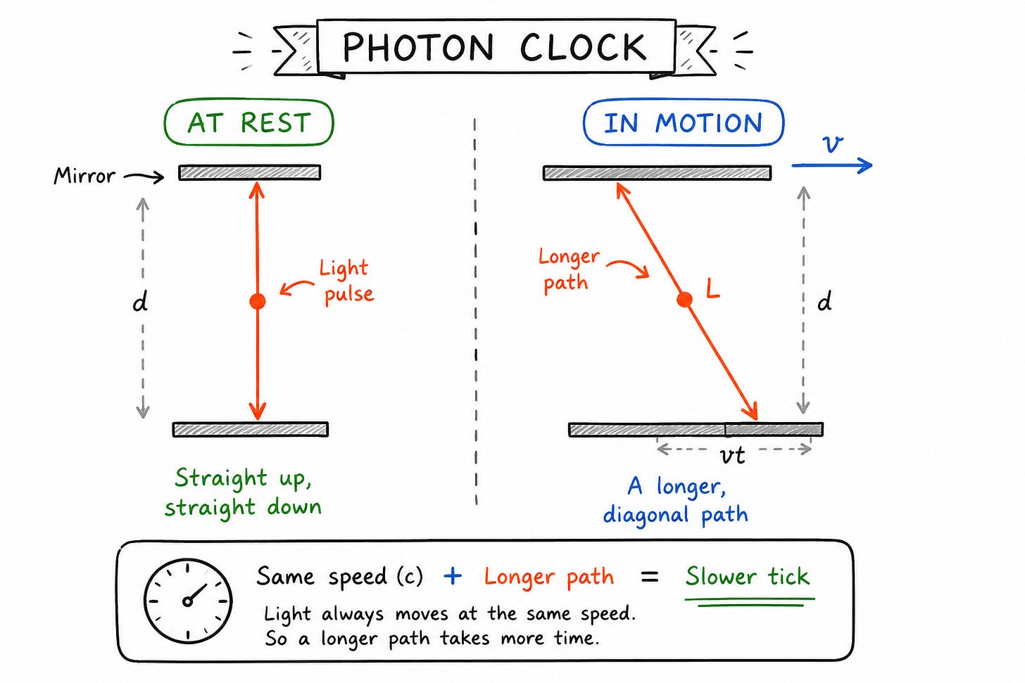 I finally understood why you can’t go faster than light!