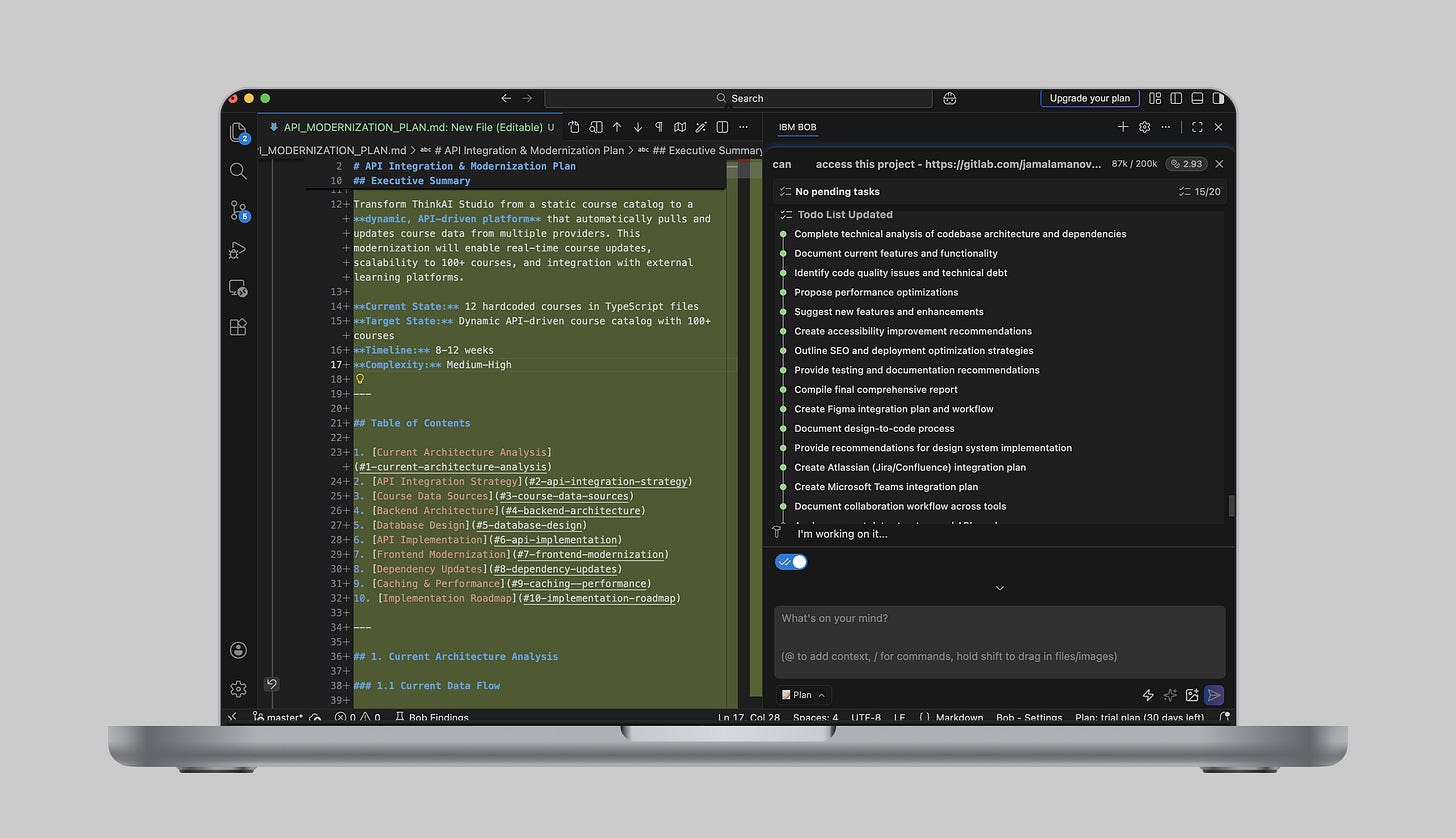 beyond code generation: what IBM Bob reveals about enterprise AI