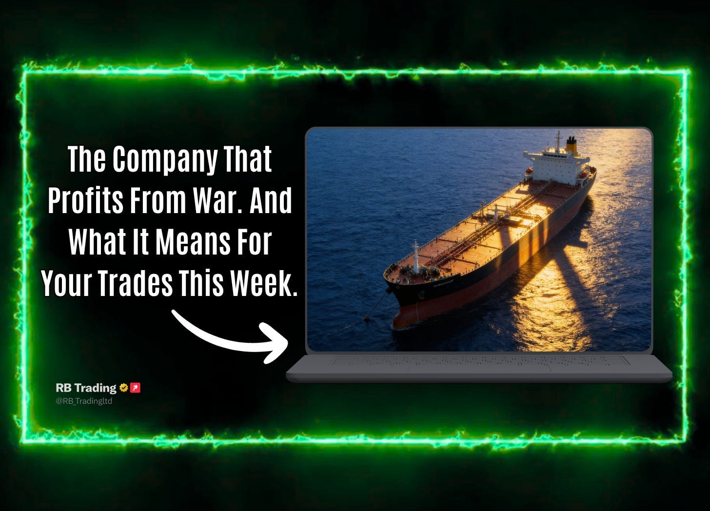 The Company That Profits From War. And What It Means For Your Trades This Week.
