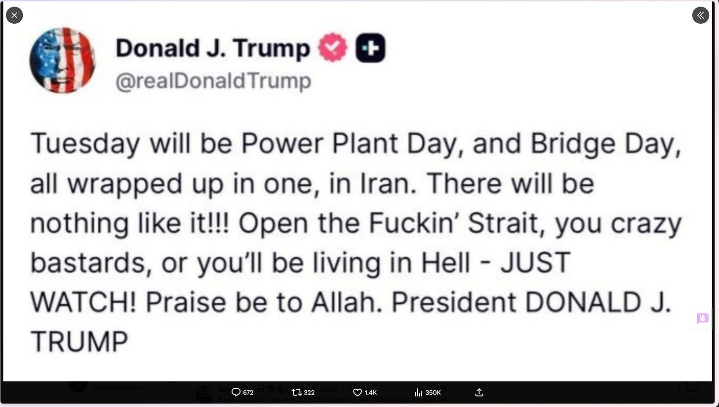 Trump Gave Iran 48 Hours. The Market Gets Its Answer Monday.