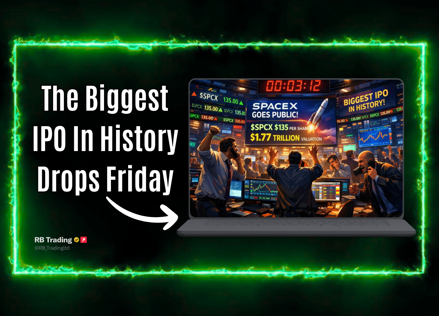 SpaceX Goes Public Friday At $1.77 Trillion.
