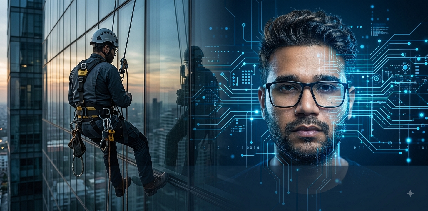 The Engineer Who Builds With AI: How Seven Years on High-Rise Ropes Led Me Here.