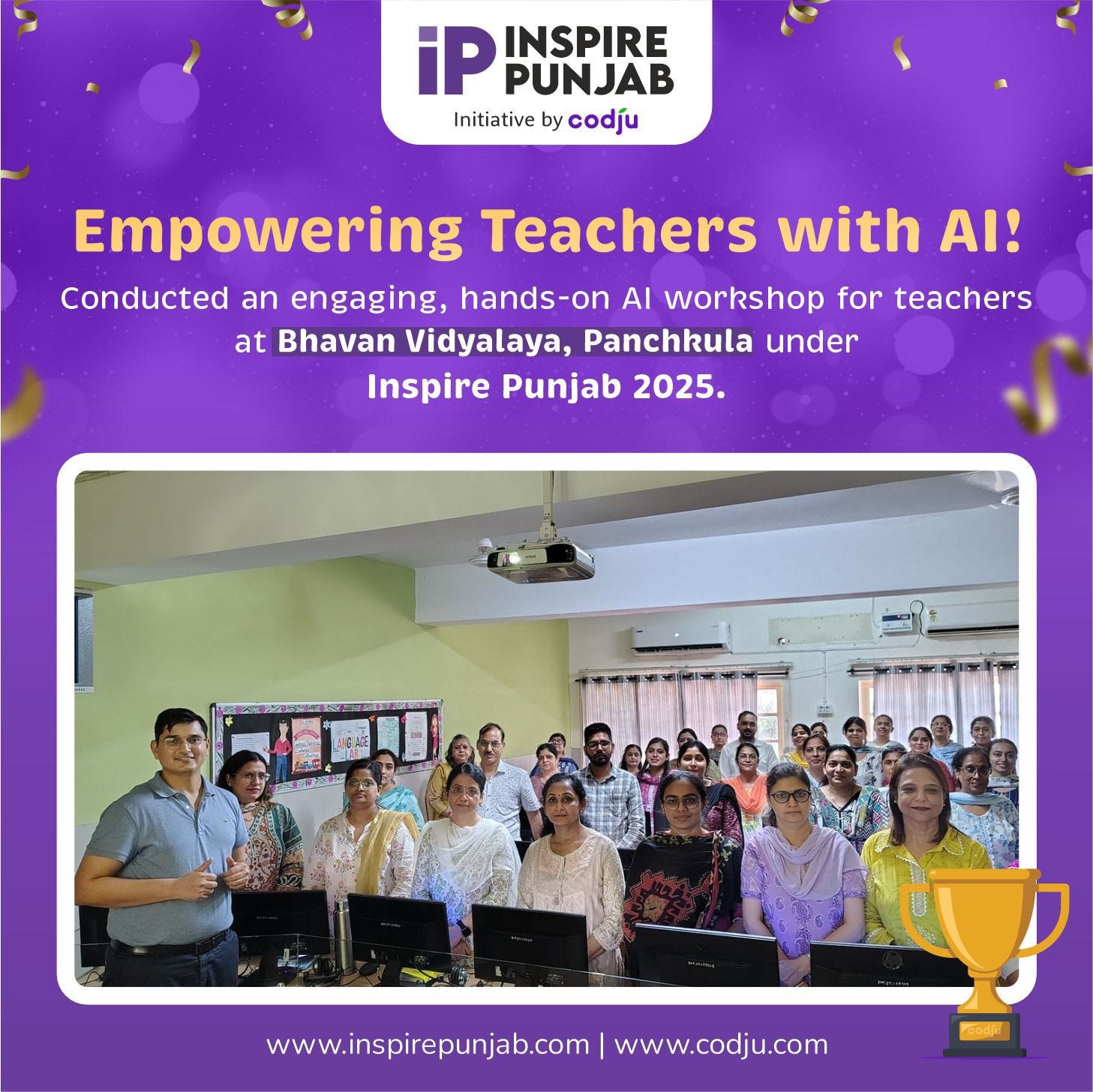 Inspire Punjab: Empowering Teachers with AI Tools at Bhavan Vidyalaya, Panchkula