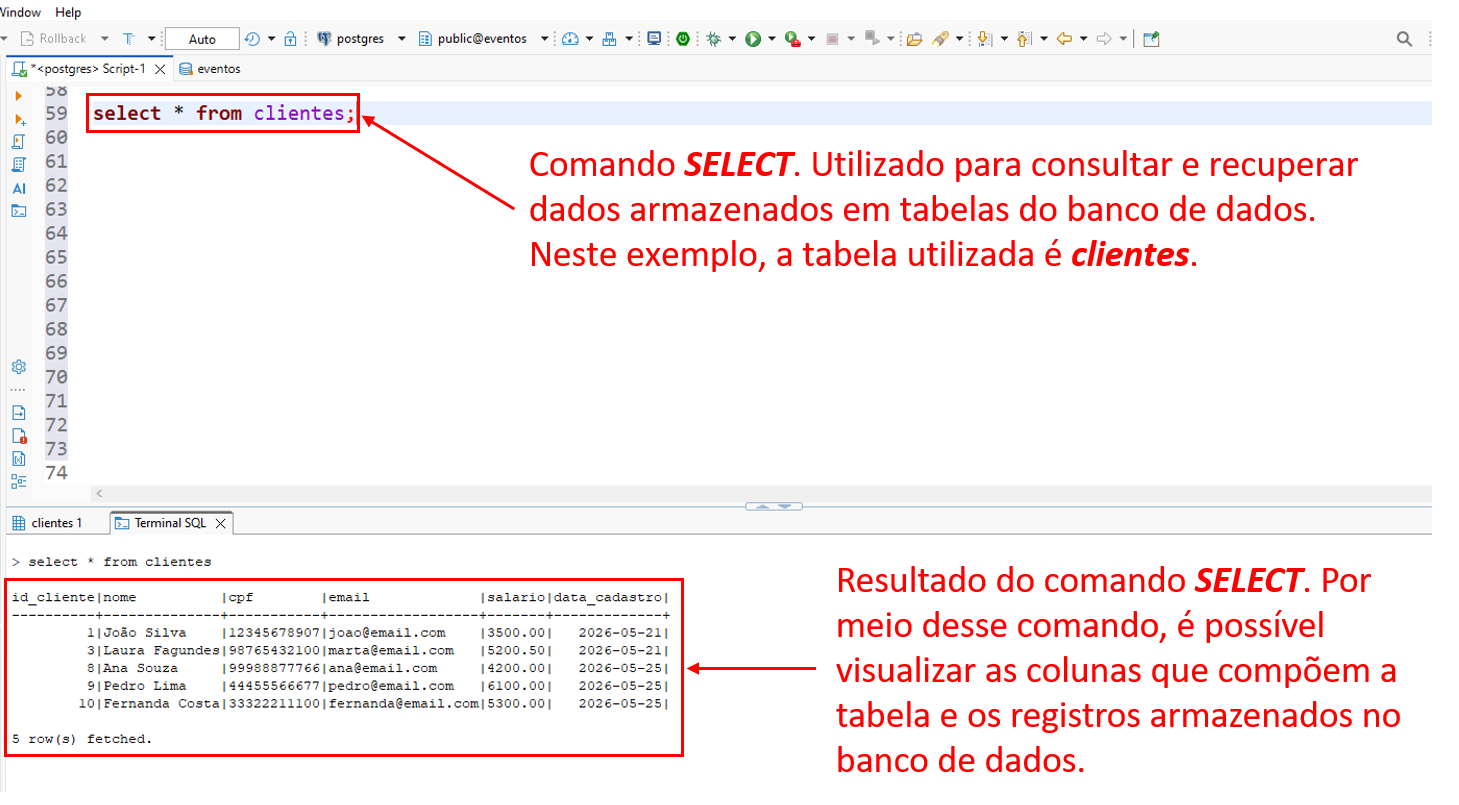 Administração de Banco de Dados (PARTE XVII)