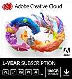 Adobe Creative Cloud |Entire collection of Adobe creative tools plus 100GB storage | 12-month...