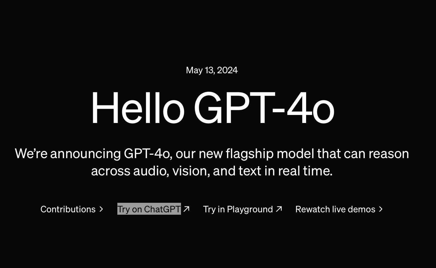 Hello GPT-4o “Be prepared to lose your mind”