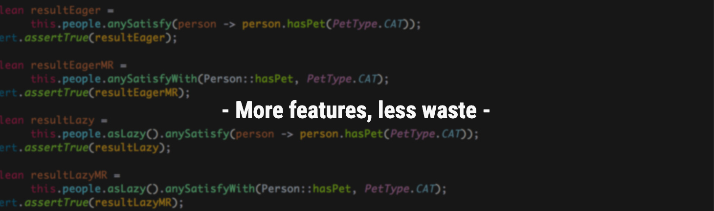 More Features, Less Waste