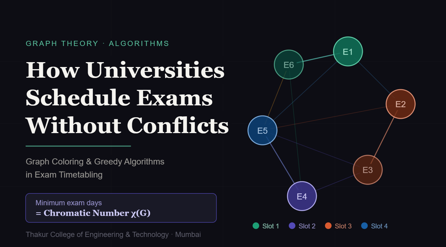How Universities Schedule Exams Without Conflicts