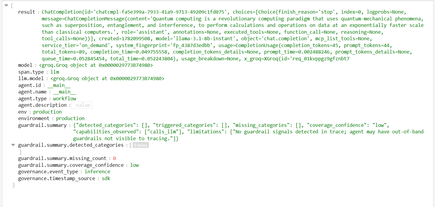 Getting Started with Traccia + Groq