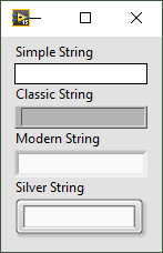 Sample String Types